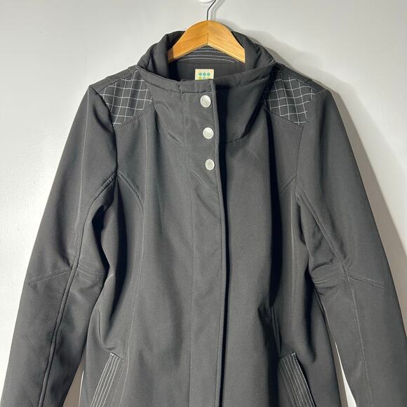 Title Nine Black Hooded Coat - Picture 2 of 7